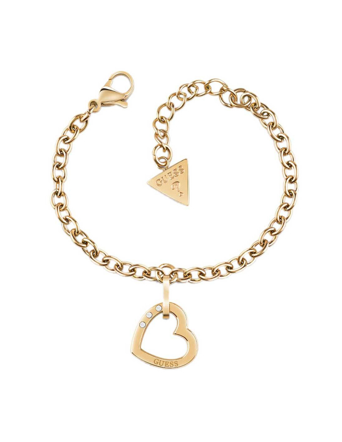 Guess UBB29075-S Hearted Chain