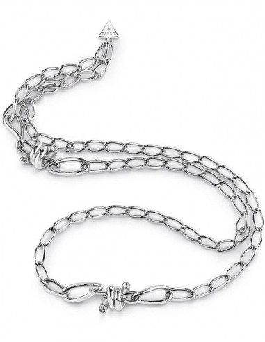 Collar largo Guess UBN29027 Love wire cadena tipo Bilbao 80 cm de largo con espino Swarovski