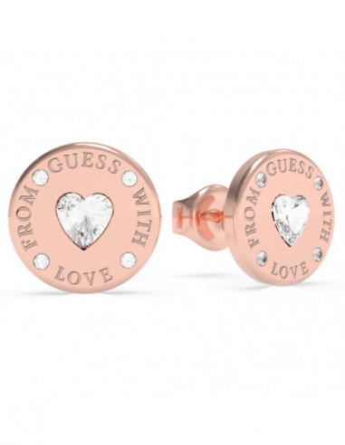 Pendientes Guess 10mm Coin studs RG UBE70038