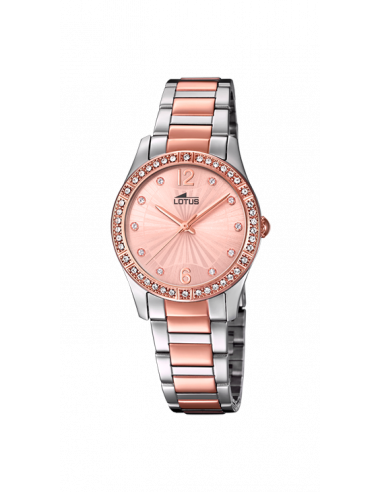 Reloj Lotus Bliss 18384/2 de mujer rosado con circonitas