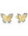 Pendientes Guess Love butterfly UBE78011 dorados