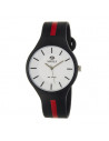 Reloj Marea B35324/11 para hombre Colors, en negro/rojo y dial blanco. Mecanismo de cuarzo,  WR100.