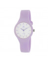 Reloj Marea B35325/7 para mujer Colors, en lila y dial blanco. Mecanismo de cuarzo,  WR100.