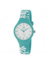 Reloj Marea B35325/22 para mujer Sunrise en verde con dibujos blancos y dial blanco. WR100.